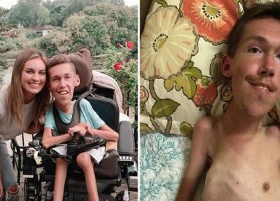 این پسر معلول و همسر سالمش ثابت کردند عشق حد و مرز نمی شناسد