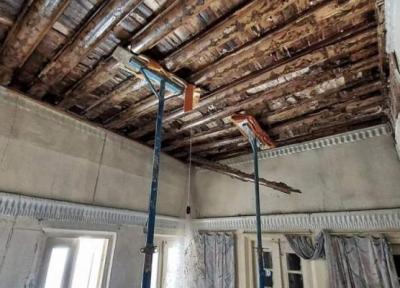 بازسازی سقف خانه سعدی در شیراز شروع شد